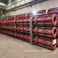 Prestressed reinforced electric mould for pole and pile